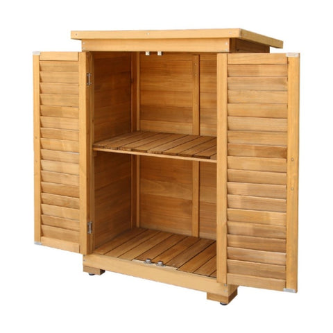 Gardeon Portable Wooden Garden Storage Cabinet FF-WD-SB-95