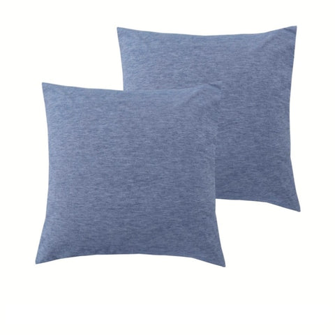 Accessorize Pair of Stonewashed Linen Cotton European Pillowcases V442-HIN-PILLOWC-LINCSTONEWASHED-BLUE-EU