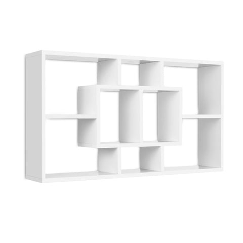 Artiss Floating Wall Shelves Bookshelf White FURNI-WALL-DISPLAY-WH