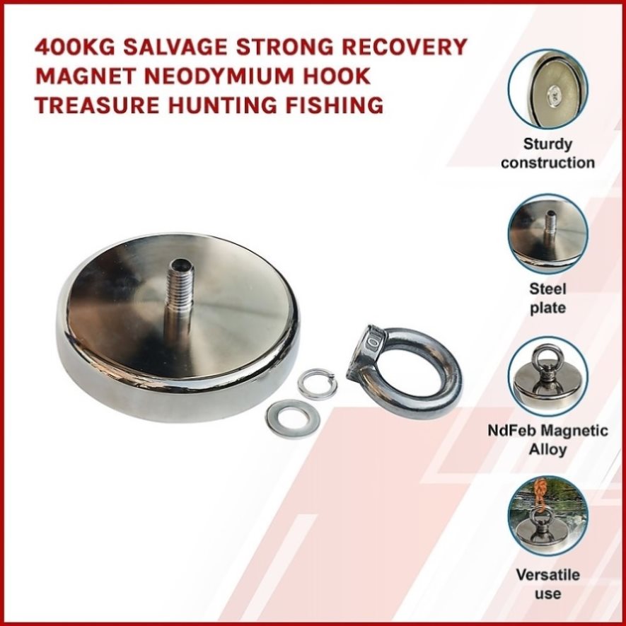 340Kg Salvage Strong Recovery Magnet Neodymium Hook