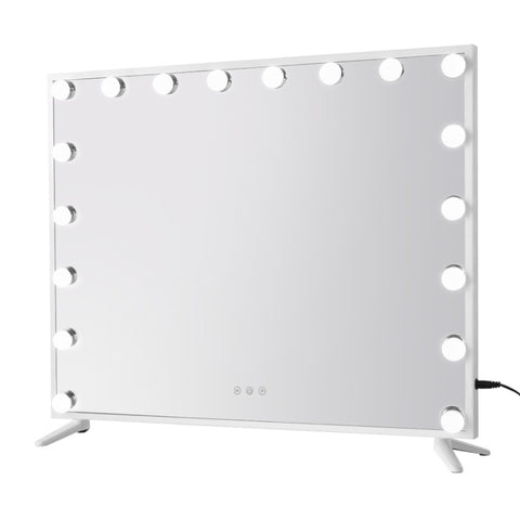 Embellir Makeup Mirror Hollywood 80x65cm 18 LED with Light Vanity Dimmable Wall MM-E-FRAME-6580LED-WH