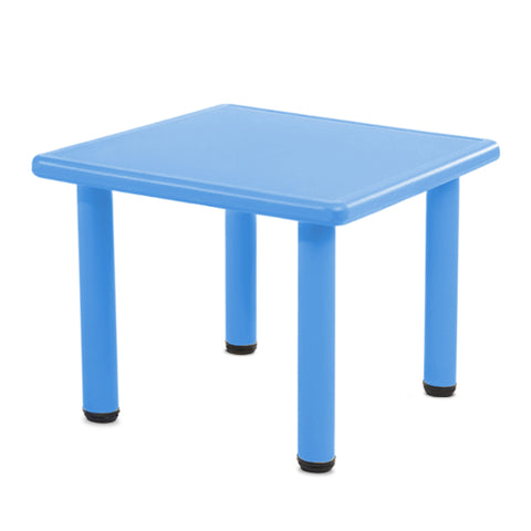 Keezi Kids Table Plastic Square Activity Study Desk 60X60CM KPF-TABLE-60-BU
