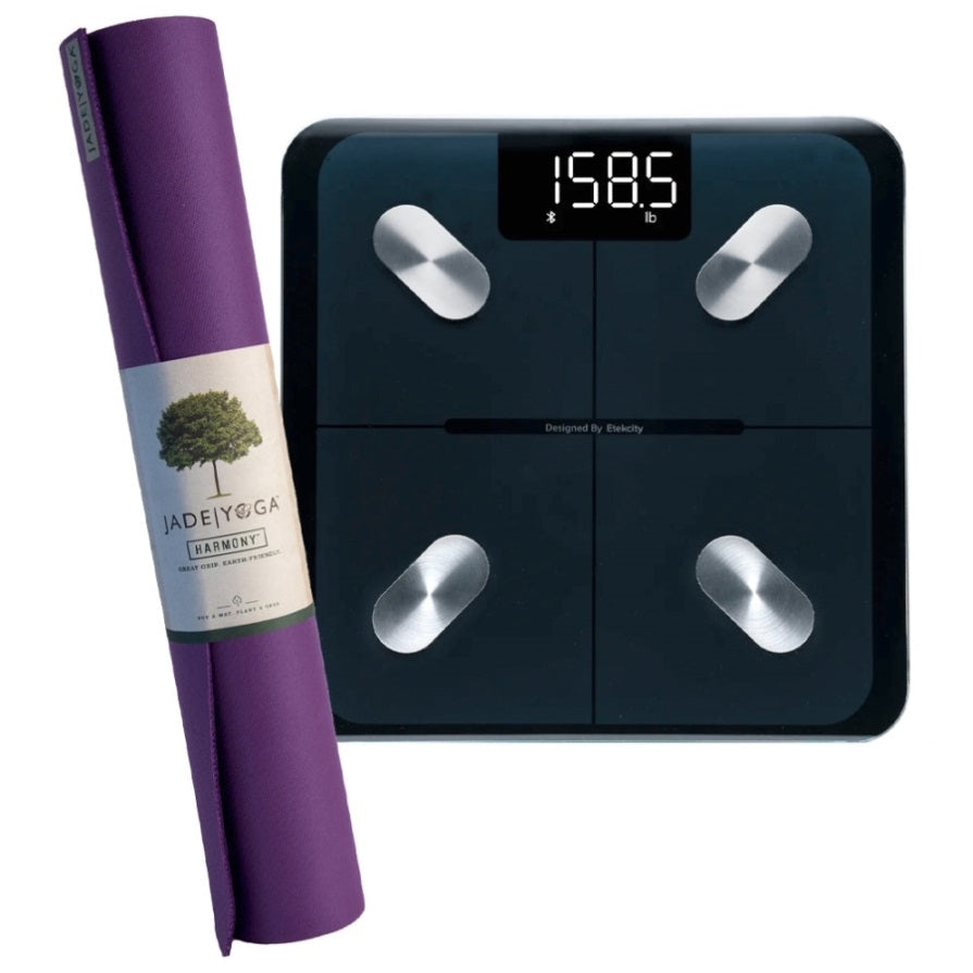 Jade Yoga Harmony Mat - Purple & Etekcity Scale for Body Weight and Fat  Percentage - Black Bundle V398-JY-368P-EKB – ZNTS Wholesale Australia