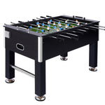 5FT Soccer Table Foosball Football Game Home Family Party Gift Playroom Black SOCCER-5F-140-AB