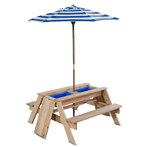 Lifespan Kids Sunrise Sand & Water Table with Umbrella V420-LKTB-SUNRISE-SET