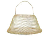 Golden Iron Foldable Portable Basket Small Size for Kitchen Storage 1 Set V1192-AZ-W-27243