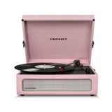 Crosley Voyager Bluetooth Portable Turntable Crosley Asheville Stand Bundle - Amethyst V398-CR8017BMS-AM4