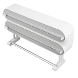 3 in 1 Wrap Cutter Organizer with Paper Towel Holder Magnetic Plastic Aluminum Alloy Space Saving Bi V1294-YM0901-3118240160311