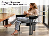 Artiss Dining Chairs Set of 6 Velvet Upholstered Barrel Chairs with Curved Armrests & Back Black UPHO-C-DIN-2553-BKX6