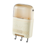 Wall Mounted Chopstick Holder with Hooks Self Adhesive Wall Mounted Chopstick Storage Box Kitchen V1294-YM0901-3118240097711