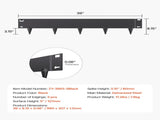 Steel Landscape, 5 Packs 990 x 207 mm Rust-Resistant Metal Landscape, Bendable Garden V952-DXGJSPZ5PCS3W4HOLV0