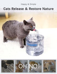 Cat Dog Water Fountain Pet Water Dispenser 1.8L Automatic Drinking Fountain for Cats Kitty Indoor V324-PET-DRINKBWF060-BAS