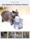 Cat Dog Water Fountain Pet Water Dispenser 1.8L Automatic Drinking Fountain for Cats Kitty Indoor V324-PET-DRINKBWF060-BAS