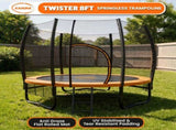 Kahuna Twister 8 ft Springless Trampoline TRM-KAH-ELA-08D