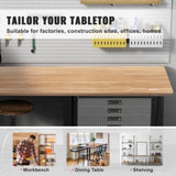 Table Top, 63" x 31.5" x 1", 220.5 lbs Load Capacity, Universal One-Piece Particle Board Desktop for V952-GZTZMBHB1608LLPZYV0