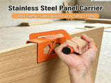 Stainless Steel Panel Carrier Clamp with EVA Anti-Slip Pads for Lifting Wood Tile Stone Boards in V1341-ZY-AHCAVDBD-2PCS
