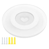 LED Wall Lamp Round Shape Heart Pattern Bedroom Living Room Corridor Wall Light AC85265V V1294-YM0901-3119200137111