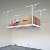 Overhead Adjustable Garage Storage Rack 36x72in Ceiling Rack 550lbs White V952-CKTHBCWJZBS36XGFYV0