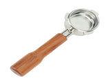 Bottomless Portafilter 54mm 3 Ears Solid Wood Handle Stainless Steel Coffee Bottomless Filter for V1294-YM0703-3113230088811