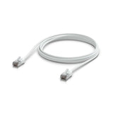 Ubiquiti UniFi Premium Patch Cable Outdoor, 2M, White, Ultra-thin, Rugged, Shielded Patch, Designed V1202-V2-NHU-U-C-P-O-C6A-2M-W