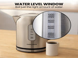 Morphy Richards Equip Kettle and Toaster Set Brushed Stainless Steel 1L Jug Kettle & 2 Slice To MREQ-1LKT-2STS