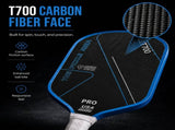 T700 Carbon Fiber Pickleball Paddle, USAP Approved Racket with Carbon Friction Surface for Spin, V1197-TY-081704