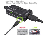 HDMI-compatible to 1080p Component Video YPbPr 5RCA RGB Converter Adapter R/L Audio Output - Black V1263-JX-261