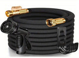LOVFEN Garden Water Hose 30.49 meters, non-extensible lightweight hose, with nozzle, suitable for V1102-HESG-001