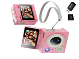 Sized Double Lens Camera with 32GB Memory Card, Green
Double Lens Miniature Thumb Camera with V1107-CS-MZJSDHHY13