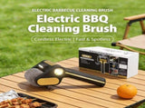 LED-lit electric barbecue brush, rechargeable rotating cleaning, instantly cleans the grill after V1232-BXGGLS001