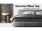 Giselle Bedding 18cm Mattress Pillow Top King Single MATTRESS-PT18-KS