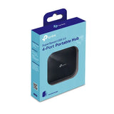 TP-Link UH400 USB3.0 Hub 4 Ports, Portable, Up to 5Gbps, 4 Devices USB3.0 Type A, No Power Adapter V1202-V2-USTL-UH400