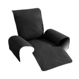 Recliner slipcover 22 Inches Washable Chair Covers Artificial Wool Lazy Boy Cover Quilted Cover for V1192-AZ-W-20965