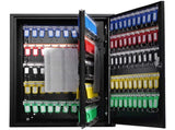 200-Key Cabinet, Key Lock Box Adjustable Racks, Security Key Storage Box Steel, Key Organizer V952-YCAQJHS200PCPVII5V0