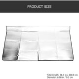 Waterproof Aluminum Film Picnic Pad with Storage Bag - Silver, Lightweight, Outdoor & Beach V1192-AZ-W-21526