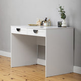 ODESSA DESK - WHITE - HAMPTONS - HALF MOON BLACK V164-ECS14H04B