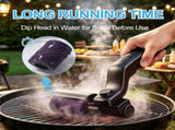 Electric Grill Brush Rechargeable 3-Speed with 180 Degree Adjustable Stainless Steel Head V1188-MS-710-137