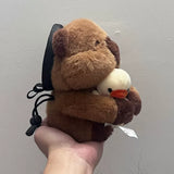Capybara Hold Duck Chalk Bag Rock Climbing Chalk Bag V1261-STITCH001