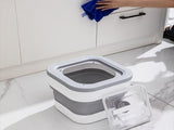 Rice Food Storage Containers Collapsible Dog Pet Cat Food Flour Storage Bin Leakproof Sealable V1294-YM0626-3118220327111