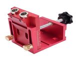 3 in 1 Portable Screw Jig Set Adjustable Precise Drilling Aluminum Alloy Woodwork Guides Joint Angle V1294-YM0901-3114250037511
