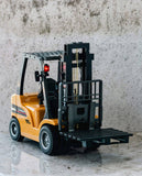110 Scale 2.4G 8-Channel Metal Remote Control Forklift Construction Vehicle with Lifting Function & V196-1577