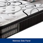 King Mattress in Gel Memory Foam Pocket Coil Medium Firm Bed 34cm Thick V43-MAT-GEL-K