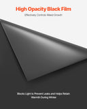 10Mil Plastic Sheeting Roll 20 x 100 FT Heavy Duty Polyethylene Black V952-SLM20FT100FT86LRDV0