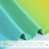 2 Pack Rainbow Blackout Kitchen Curtains, Colourful Window Drapes for Bedroom, Nursery and Girls V1189-LC-AMZ-00238