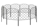 Mountview 10 Pcs Garden Fence Border Rustproof Metal UM2122-AU