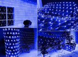 Solar Net Mesh String Lights, 9.8ft x 6.6ft 192 LED Outdoor Waterproof LED Decorative Lights with V1188-ZC-DP-179
