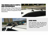 115cm Universal Car Roof Racks Carrier Adjustable Cross Bars Aluminium Alloy Lockable V610-CAR-HGCR-115