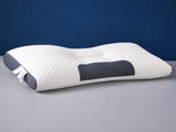 2 Pcs Neck Support Pillow - 48 x 74 cm Polyester Fibre, 10 cm Loft, 3D Knitted Honeycomb Texture, V888-ELOSUNG47451