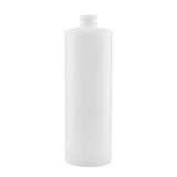 1x 1L Clear HDPE Round Bottle + 28/410 Caps - Empty Plastic Food Storage V238-SUPDZ-30342394183760