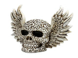 Wings Skull Statue Decoration Innovative Resin Home Desktop Ghost Head Sculpture Ornament V1294-YM0901-3115240048811